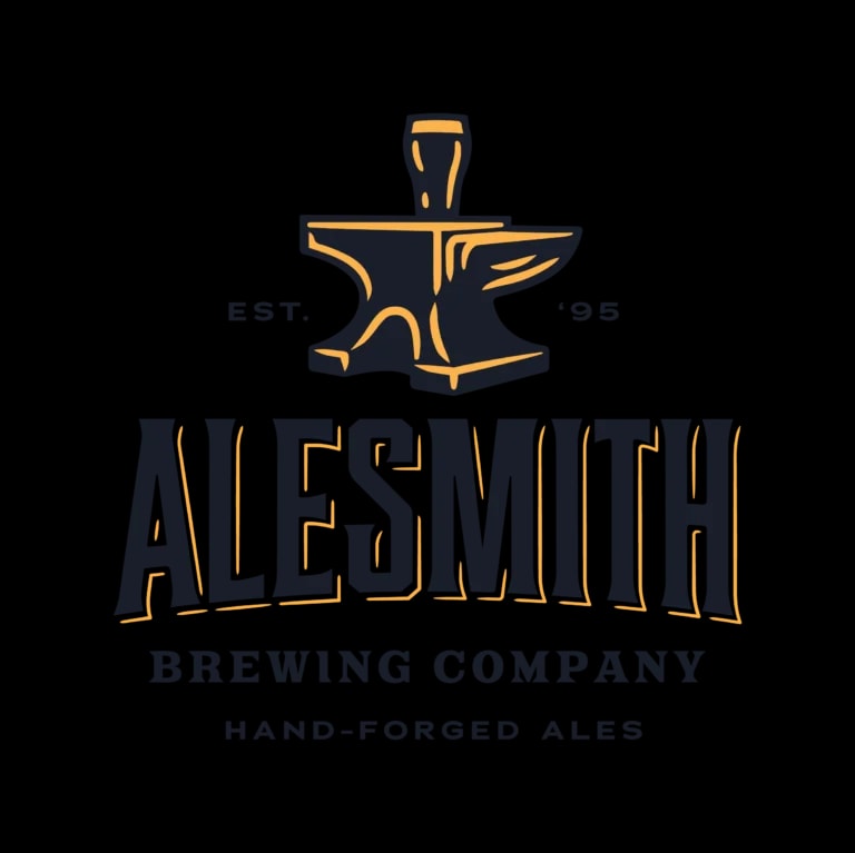 AleSmith Brewing Company logo, a renowned craft brewery from San Diego, California, known for producing high-quality non-alcoholic beers since 1995.