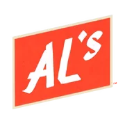 AL's logo, representing a vintage-inspired non-alcoholic beer brand from New York, founded by music industry veteran Alban de Pury