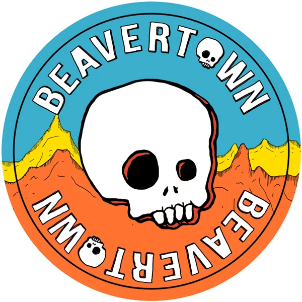 Beavertown Brewery logo, founded in London, known for its vibrant beers and artistic labels.