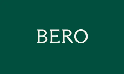 BERO Brewing logo, a UK-based non-alcoholic beer brand co-founded by actor Tom Holland, launched to deliver premium zero-alcohol beer taste.
