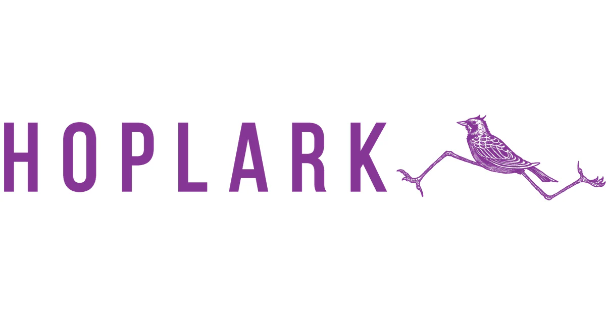 Hoplark logo representing a Boulder, Colorado-based brand crafting innovative non-alcoholic beverages inspired by craft beer using hops and tea.