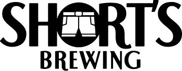 Short's Brewing logo from Bellaire, Michigan, known for pioneering non-alcoholic craft beers and sparkling hop water since 2004.