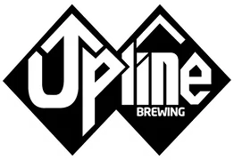 Upline Brewing logo, a non-alcoholic brewing company from Austin, Texas, founded in 2023, specializing in functional zero-alcohol beers with natural ingredients.