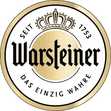 Warsteiner logo representing a German brewery with 260+ years of tradition in North Rhine-Westphalia producing premium non-alcoholic beer.