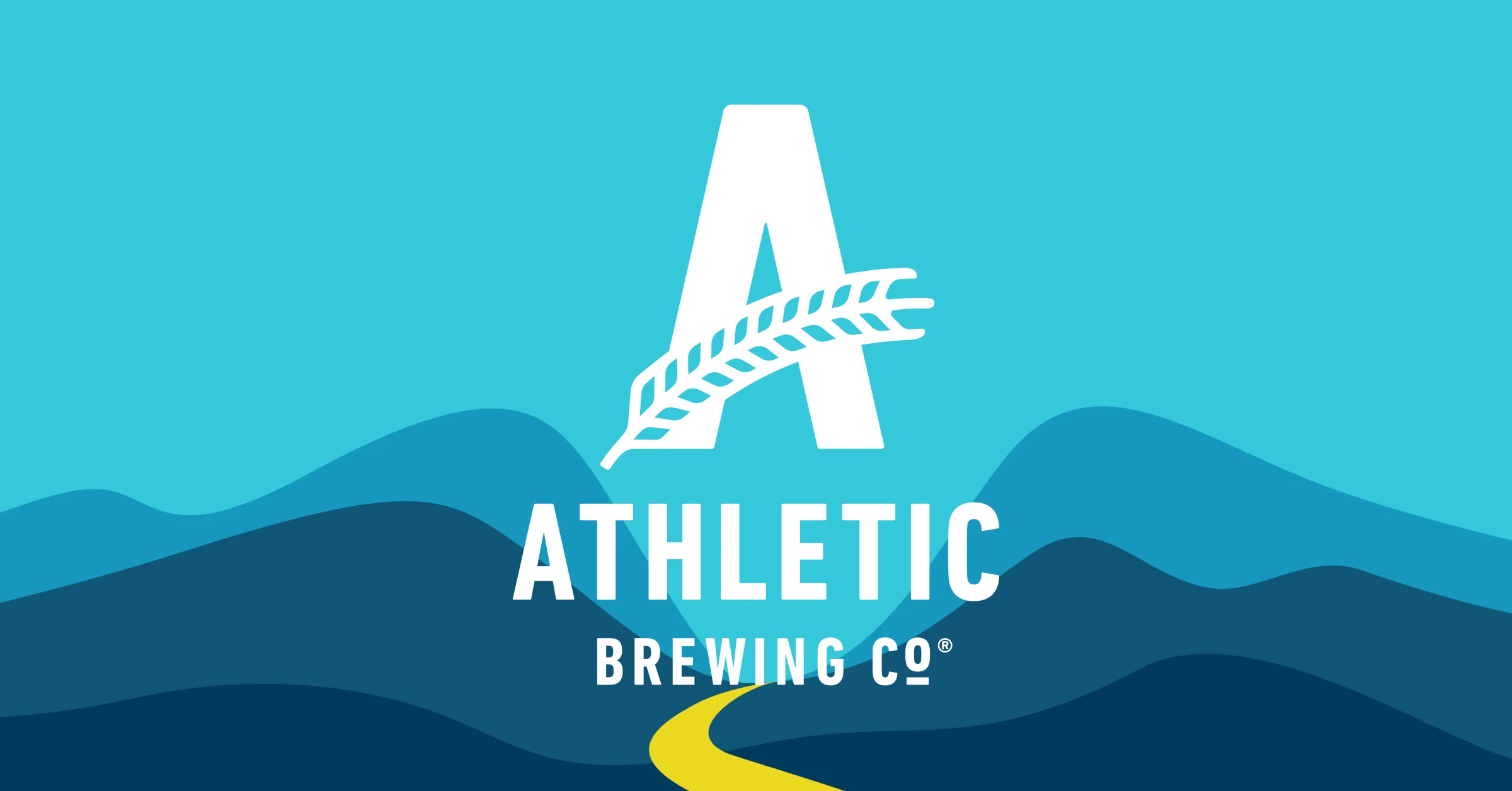 Athletic Brewing Company logo – a Connecticut-based pioneer in brewing craft non-alcoholic beers founded by Bill Shufelt and John Walker.