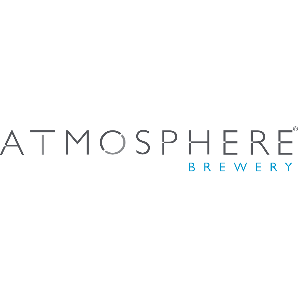 Atmosphere Brewery logo; a Brooklyn-based non-alcoholic beer brand founded on inclusivity and brewed in a historic German brewery since 1600s.