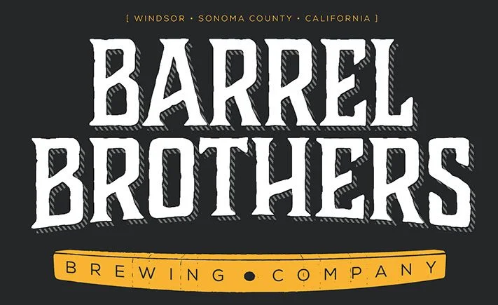 Barrel Brothers Brewing logo, a Sonoma County, California based brewery founded in 2015 focused on non-alcoholic and craft beer innovation.