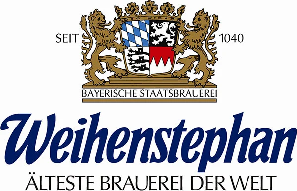 Weihenstephaner logo, representing Germany's oldest brewery from Bavaria with a history dating back to 1040, known for quality non-alcoholic beers
