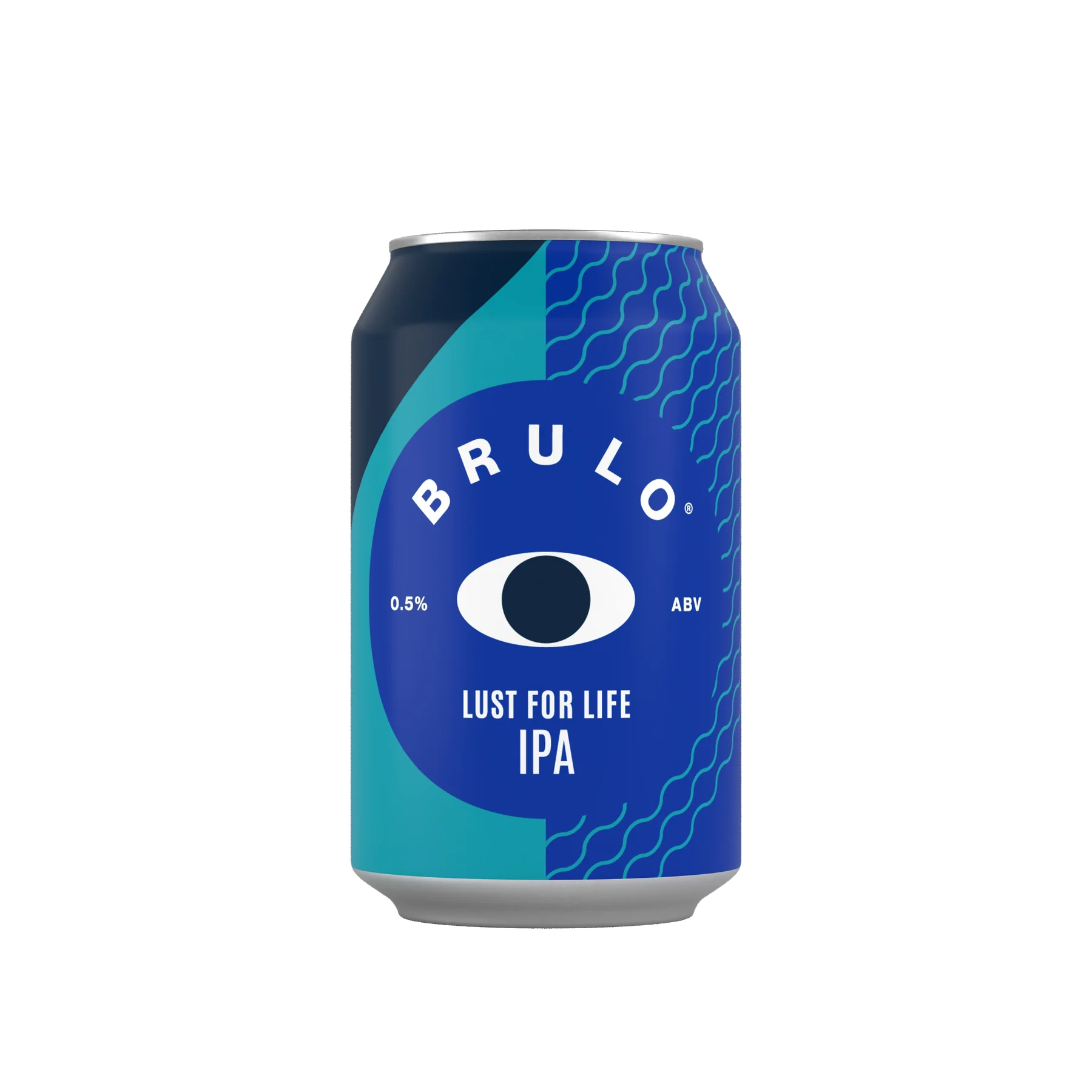 Brulo Lust for Life DDH IPA alcohol-free beer featuring vibrant mango, peach, and pine notes in a balanced double dry hopped IPA