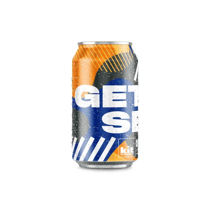 Get Set by Kit NA Brewing vibrant non-alcoholic wheat beer featuring bright citrus and coriander notes with a crisp, dry finish