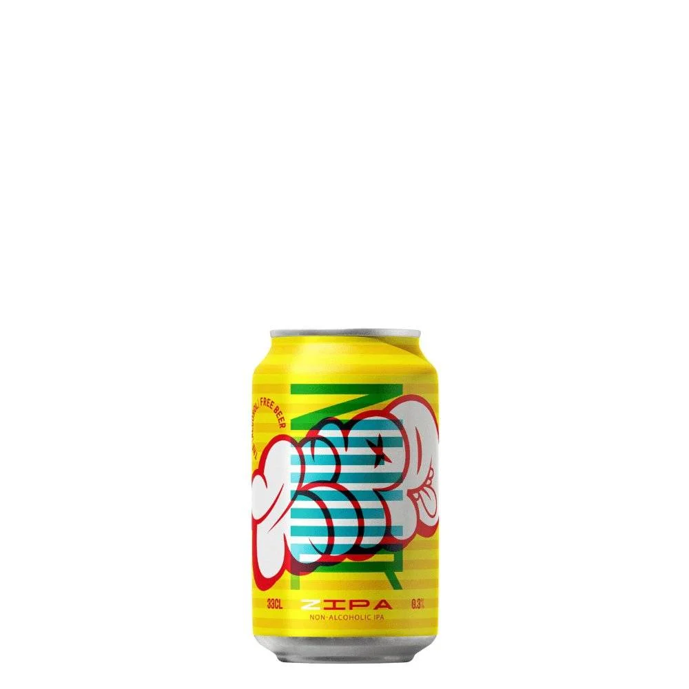 Image of Zeer ZIPA Sundays at Grandma's IPA non-alcoholic beer featuring a fresh, gluten-free IPA style with low alcohol content and lively hop notes.