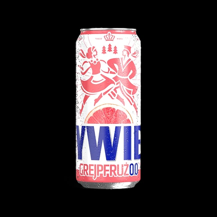 Zywiec 0.0 Grapefruit Radler non-alcoholic beer featuring a vibrant grapefruit and acai berry flavor blend from Poland
